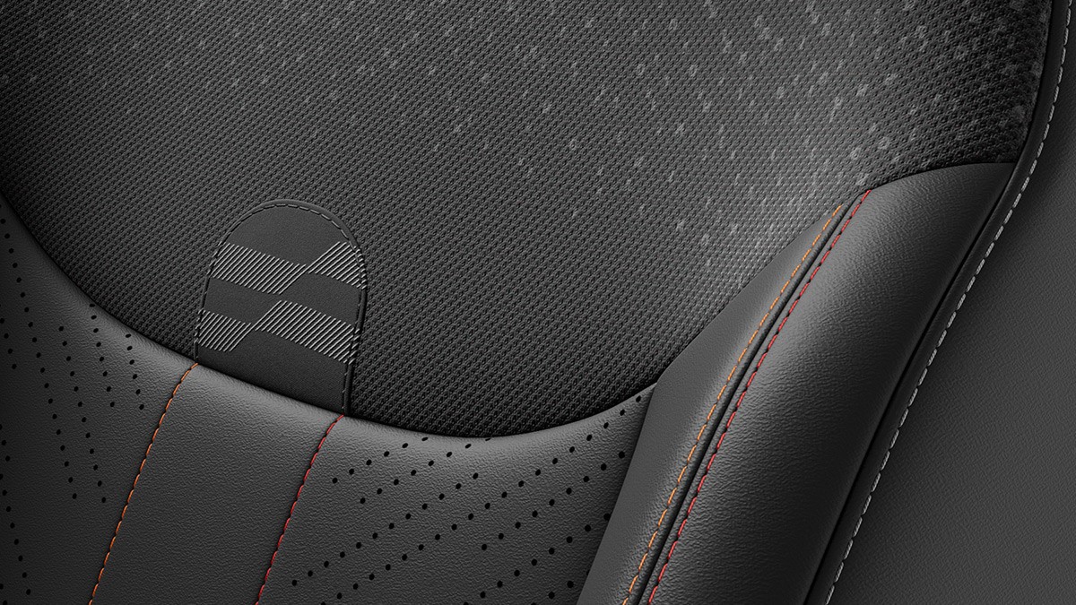 MINI all-electric - gallery interior - jcw style upholstery